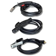 Torcha MIG, pinza portaelectrodo y pinza de tierra incluidas con la Booniga YK1