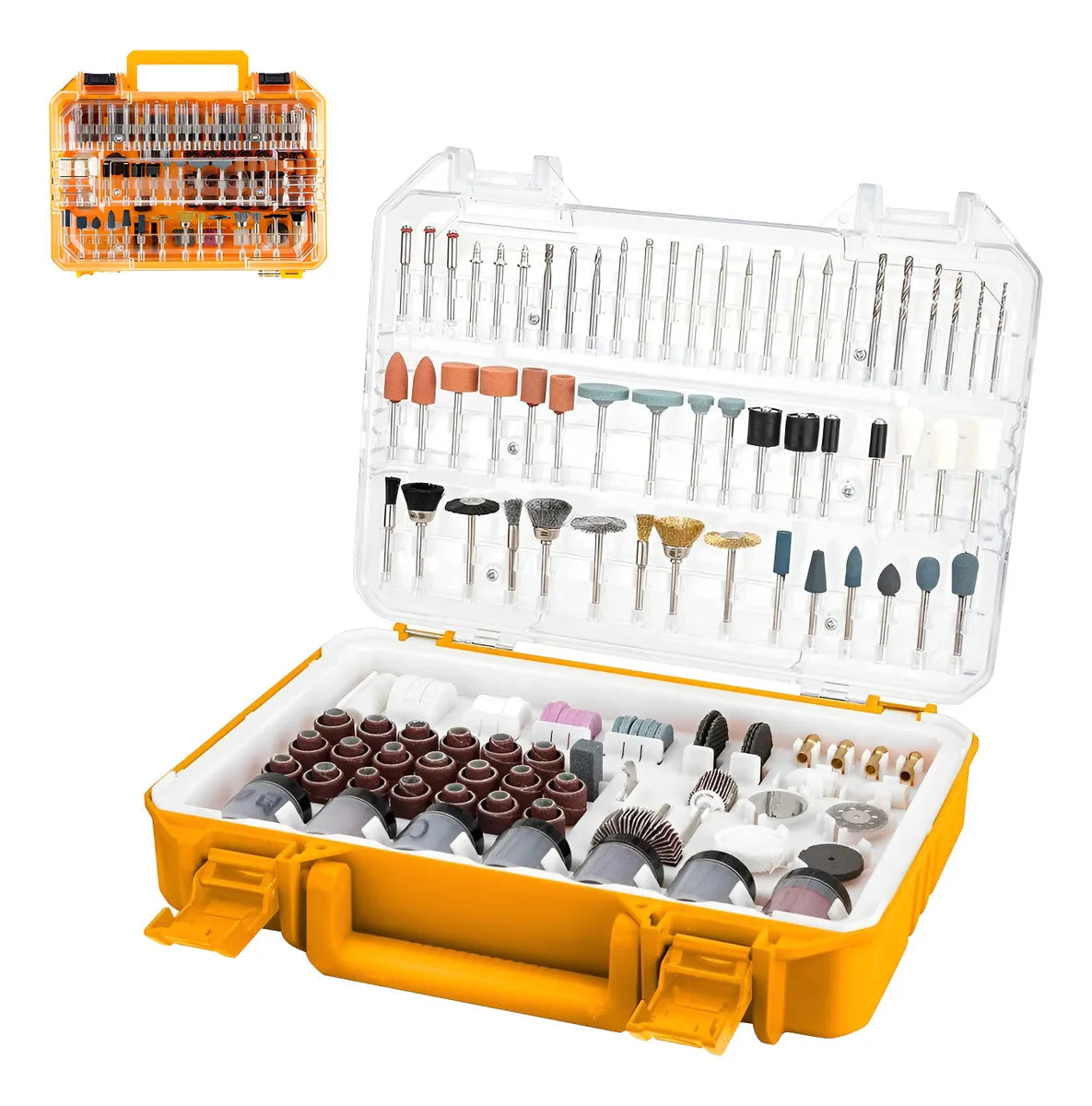 Juego de Accesorios para Minitorno 420 Piezas Ingco AKMG4208