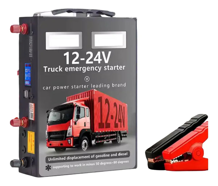 Arrancador de Batería Portátil 2000 A Peak 12/24 V Truck Emergency Starter BN-6510