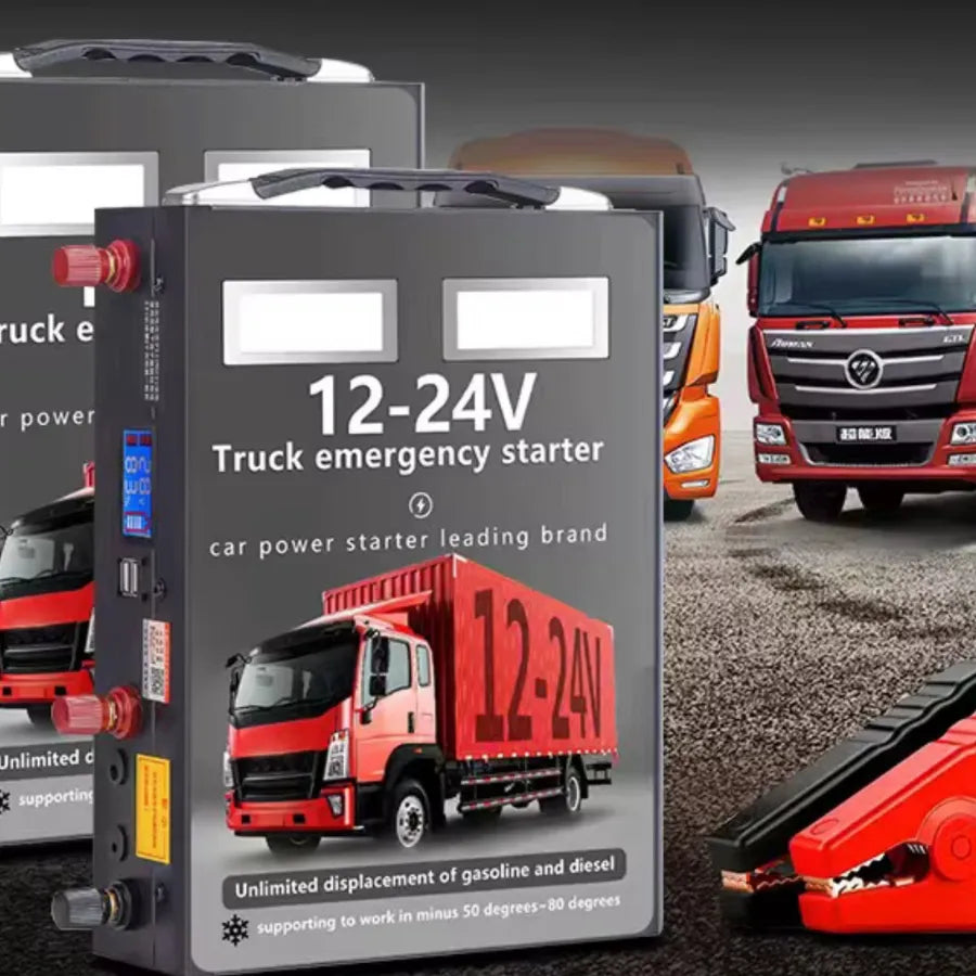 Arrancador de Batería Portátil 2000 A Peak 12/24 V Truck Emergency Starter BN-6510