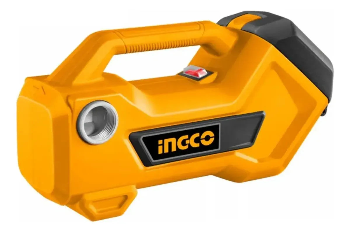 Bomba de transferencia inalámbrica Ingco TPLI2001 de 20 V, vista frontal sin batería
