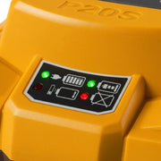 Detalle del panel de indicadores LED del cargador Ingco FCLI2001