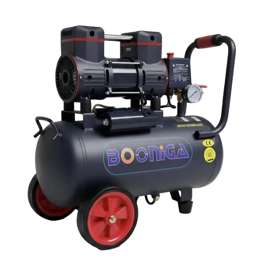 Compresor de Aire Silencioso Libre de Aceite 40 L 1280 W Booniga BN1280-40L