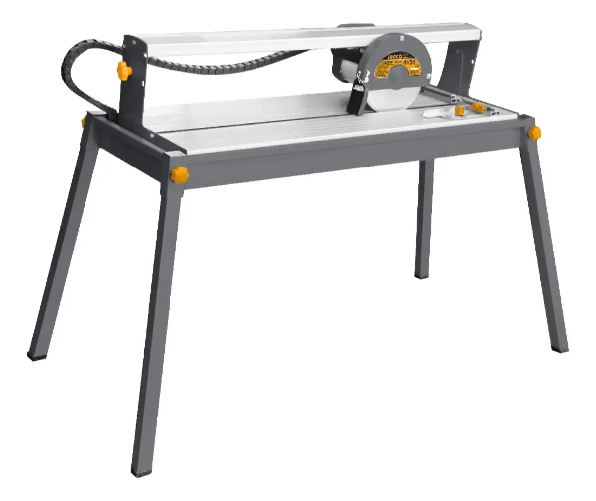 Cortadora de cerámica de mesa Ingco PTC8001 de 800 W con patas, vista lateral