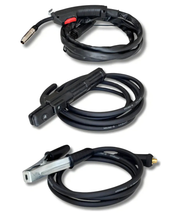 Torcha MIG, pinza portaelectrodo y pinza de tierra de la Demolition 300PRO