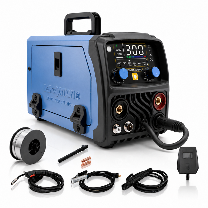 Soldadora Multiproceso Sinérgica MIG con y sin Gas / TIG / MMA 300 A Demolition
