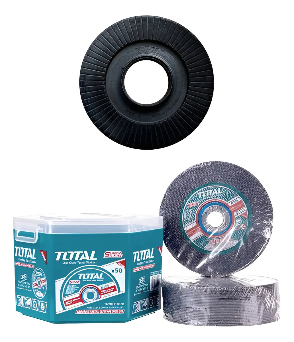 Juego de Discos de Corte para Metal 105 × 1,2 × 16 mm 50 Piezas Total TAC22110550