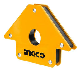 Escuadra magnética para soldar Ingco AMWH75051 de 5" con forma de flecha y ángulos de 45°, 90° y 135°
