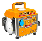 Generador Ingco GE8002 de 650/800 W visto de frente con su panel