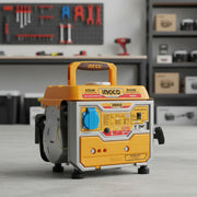 Generador Ingco GE8002 en el piso de un taller