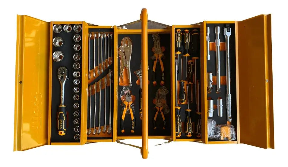 Juego de Herramientas con Caja Metálica 59 Piezas Ingco HTCS15591