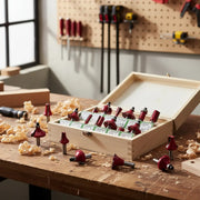 Juego de Fresas para Tupi 1/4" 12 Piezas Powermaq PA020