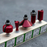 Juego de Fresas para Tupi 1/4" 12 Piezas Powermaq PA020