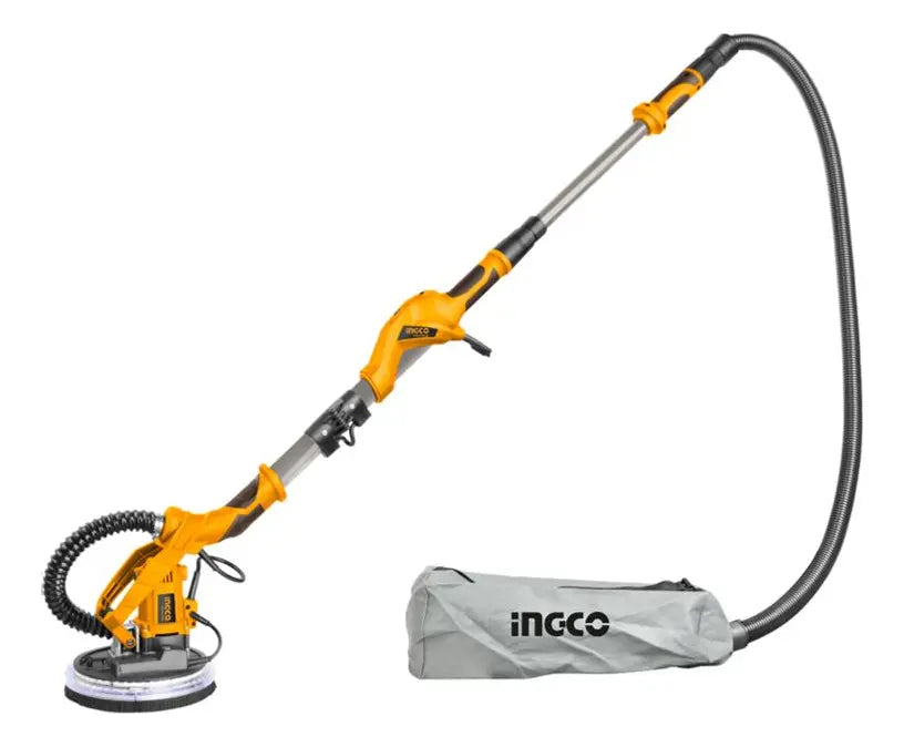 Lijadora de muros y cielos Ingco DWS10501 de 1.050 W con barra de extensión y manguera de aspiración