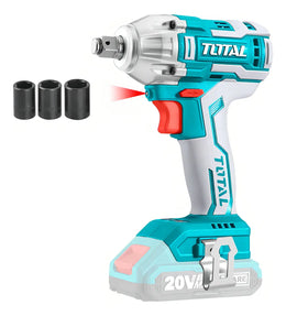 Llave de impacto inalámbrica Total TIWLI20010 brushless de 1/2" y 20 V, sin batería