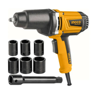 Llave de impacto Ingco IW10508 con 6 dados de impacto y adaptador de 125 mm