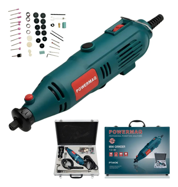 Minitorno Rotativo 135 W Powermaq PT1406