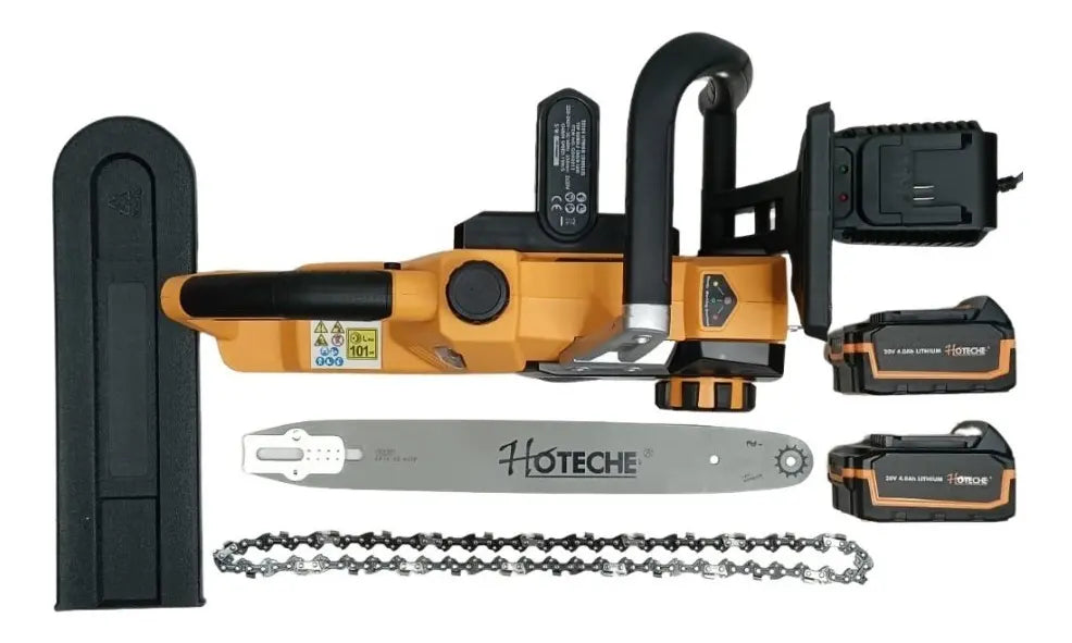 Motosierra Inalámbrica con 2 Baterías de 4,0 Ah 14" Hoteche G840022