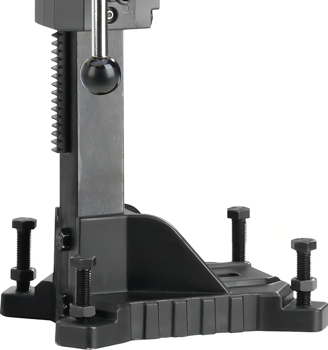 Base de la columna de perforación Ingco DDM28001 con pernos niveladores