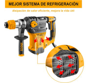 Rotomartillo Ingco RH150028: sistema de refrigeración del motor