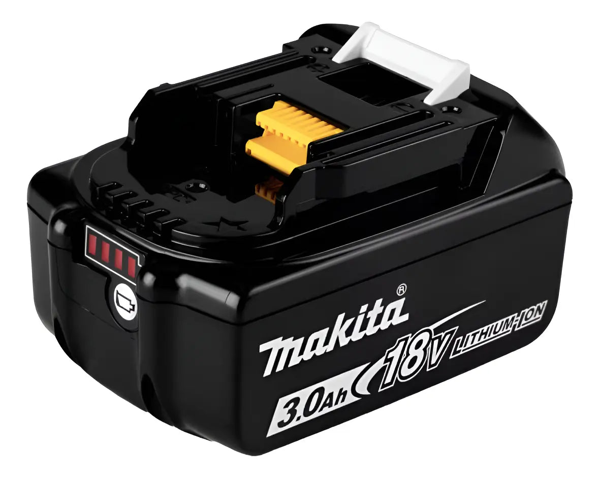 Batería Makita de 18 V y 3,0 Ah incluida con la sierra DSP600Z