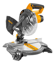 Sierra ingletadora Ingco BMS14002 con disco de 210 mm y base de aluminio