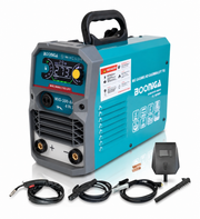 Soldadora multiproceso Booniga MIG3008A de 300 A con torcha MIG, pinzas y careta de inicio