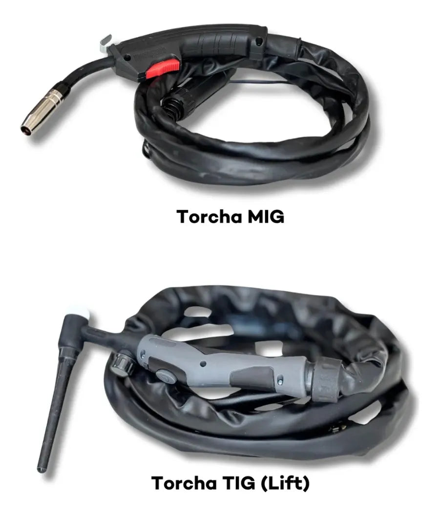 Torcha MIG y torcha TIG incluidas con la Booniga YK1-TIG