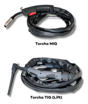 Torcha MIG y torcha TIG incluidas con la Booniga YK1-TIG