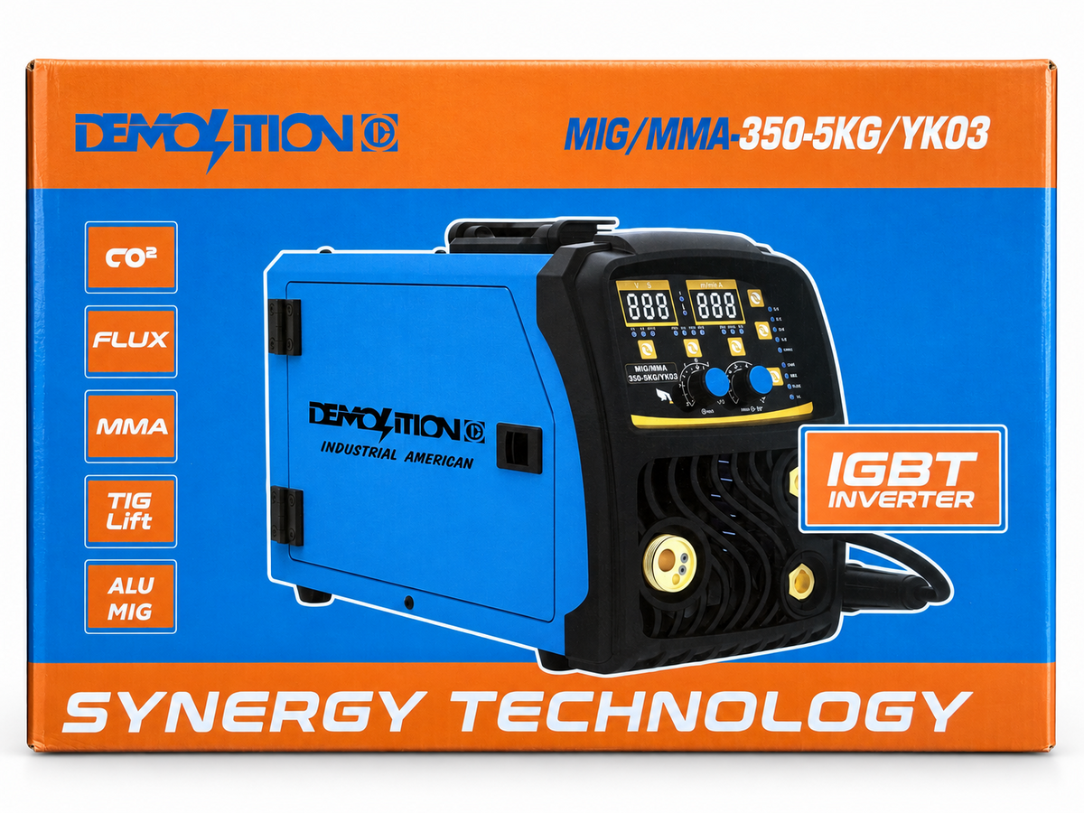 Caja de la soldadora Demolition MIG/MMA-350-5KG/YK03