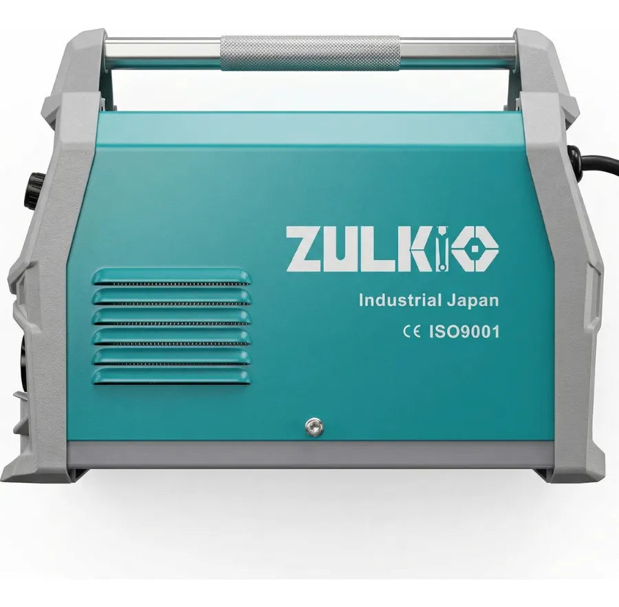 Costado de la soldadora multiproceso Zulkio MIG-MMA-300/0S01
