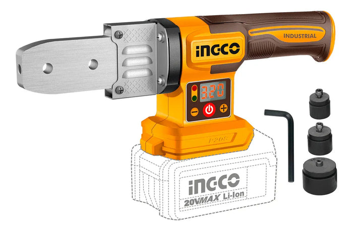Termofusora Digital Inalámbrica 20 V sin Batería Ingco PTWTLI2018
