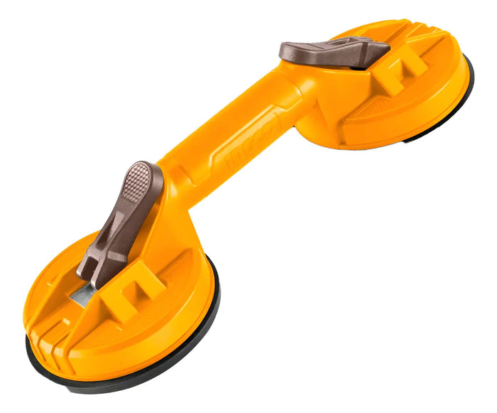 Ventosa Doble para Vidrio ABS 50 kg 115 mm Ingco HSU025001
