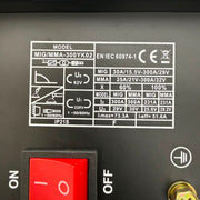 Placa técnica de la soldadora Zulkio MIG/MMA-300YK02